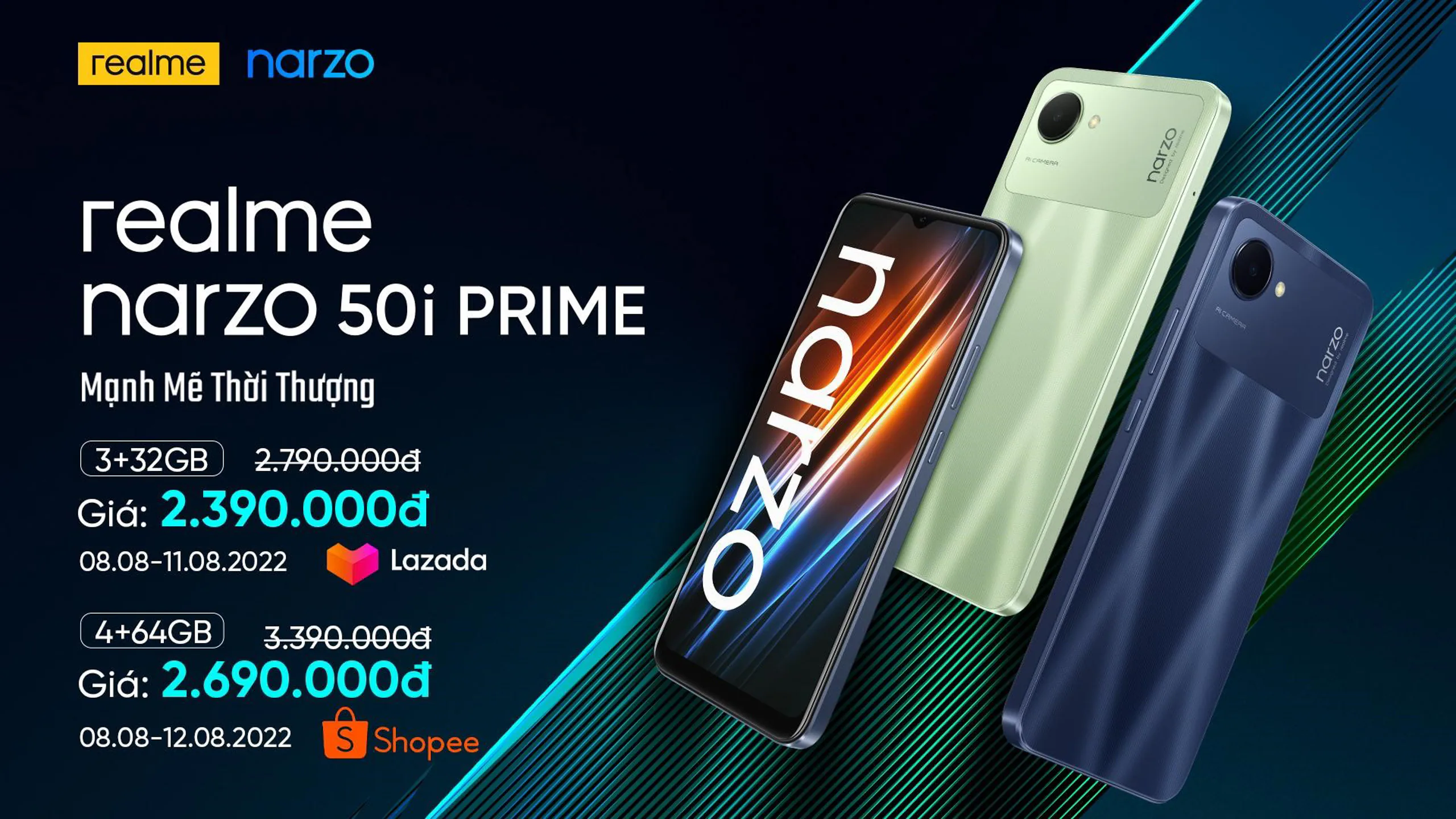 realme chính thức trình làng narzo 50i Prime, giá từ 2,790,000 VND