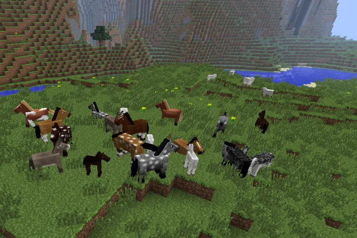 Hướng dẫn cách thuần phục ngựa trong game Minecraft