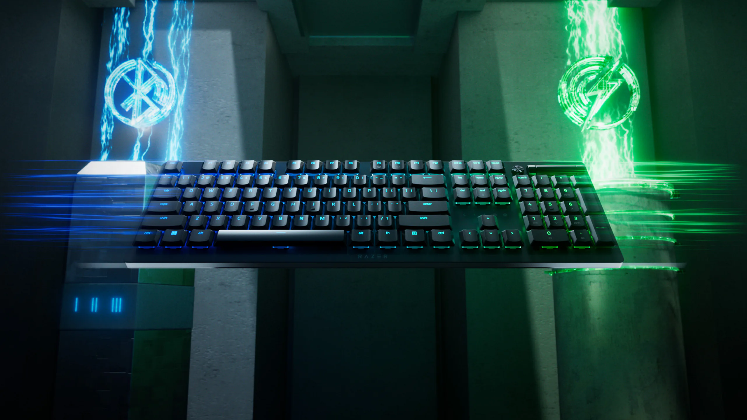 Razer ra mắt bàn phím Deathstalker V2, phím low-profile quang học, công nghệ không dây Razer HyperSpeed và nút phím khắc laser