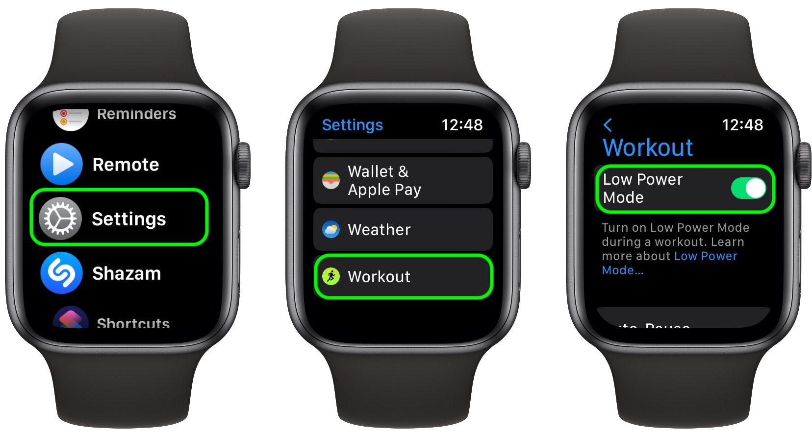 Hướng dẫn cách bật chế độ Low Power Mode trên Apple Watch