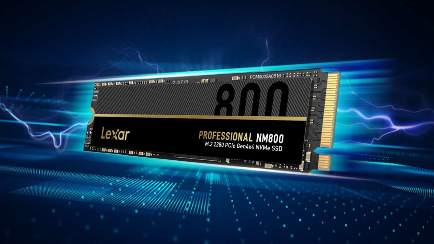 Lexar công bố ra mắt SSD chuyên nghiệp NM800 Pro PCIE Gen4x4 NVME với hai tuỳ chọn