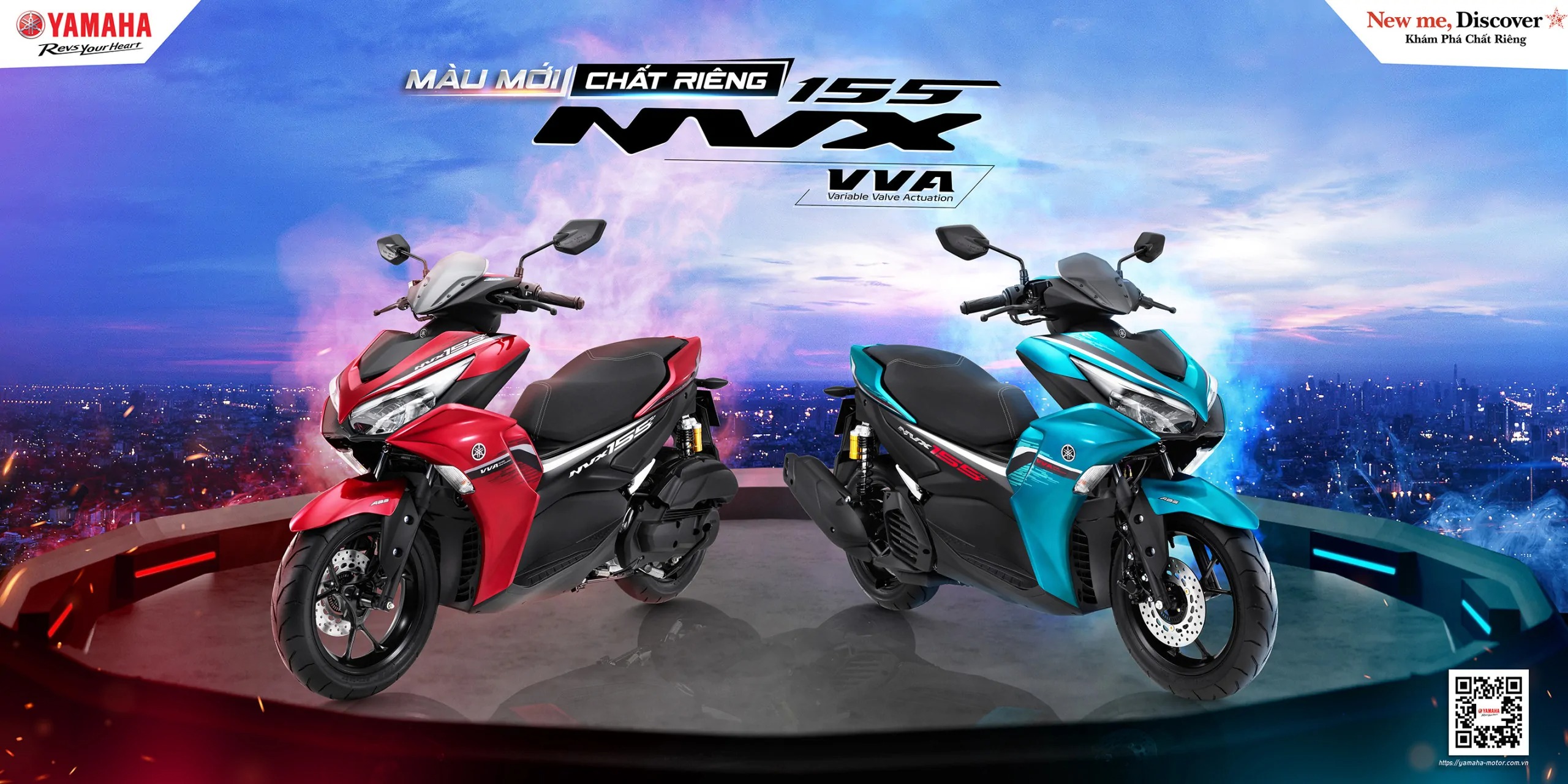 Yamaha NVX 155 VVA 2022 ra mắt với các tùy chọn màu mới, thiết kế và động cơ không đổi