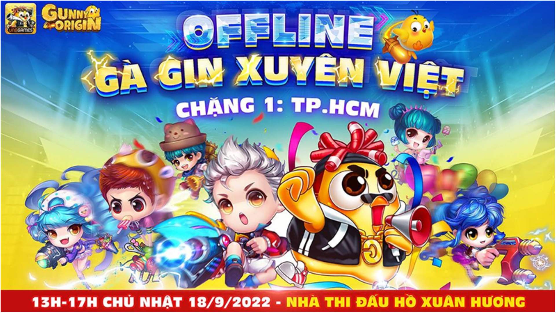 Offline Gà Gin xuyên Việt – Vào cửa miễn phí, nhận quà thả ga