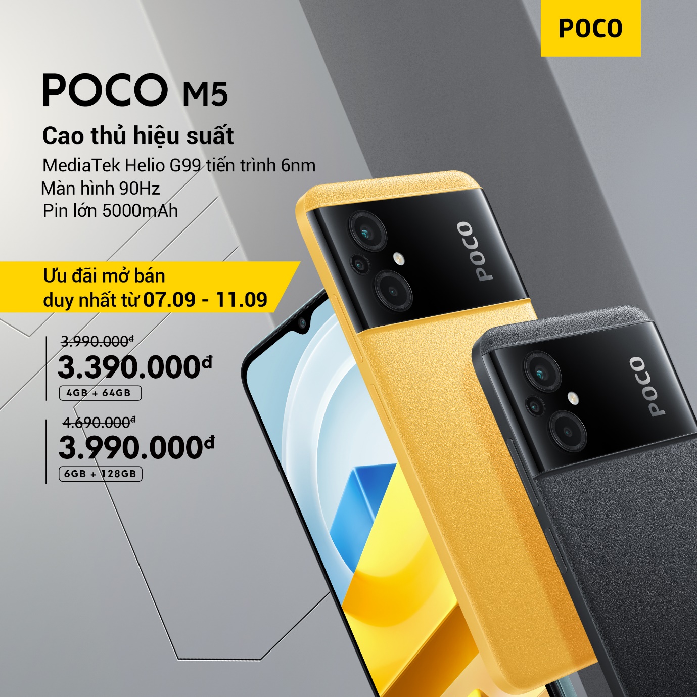 Bộ đôi POCO M5 và POCO M5s chính thức ra mắt tại thị trường Việt Nam