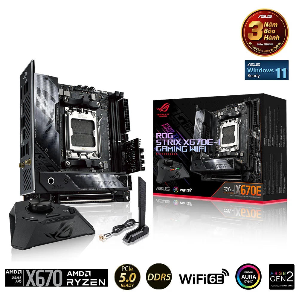 ASUS giới thiệu 5 bo mạch chủ AMD X670 mới: PCIe 5.0, DDR5, ASUS Q-Design,...