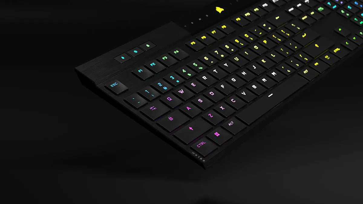Bàn phím cơ không dây siêu mỏng CORSAIR K100 AIR ra mắt