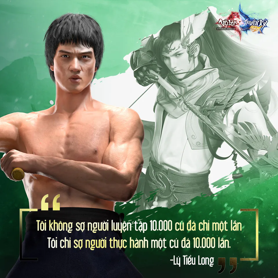 Tinh thần thượng võ và chân dung huyền thoại Lý Tiểu Long tái hiện sống động trong Võ Lâm Truyền Kỳ MAX ra mắt 22/9
