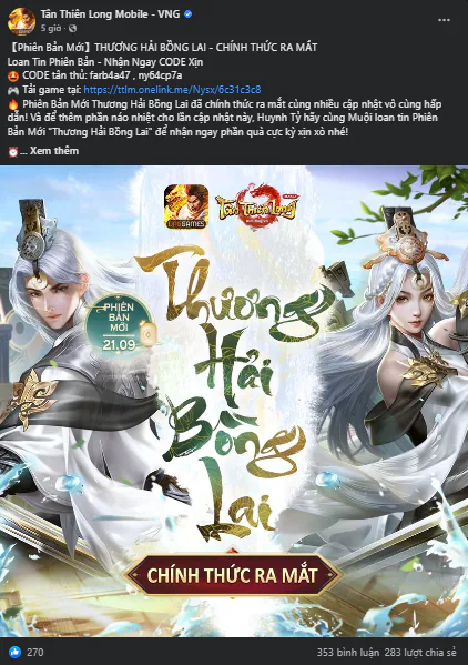 Ra mắt chính thức Phiên bản mới Thương Hải Bồng Lai: Game thủ “chen chân", máy chủ chật kín