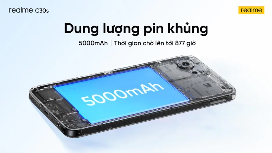 Tân binh realme C30s chính thức chào sân thị trường với tốc độ mở khóa vân tay cạnh viền trong 0.58 giây, giá chỉ từ 2.49 triệu