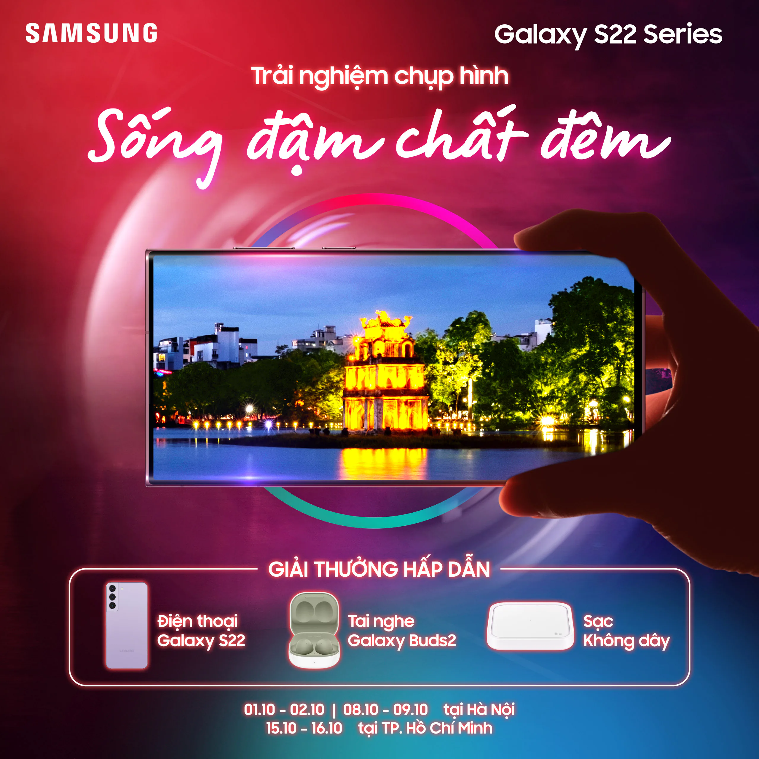 Khám phá màn đêm, săn ngay quà khủng cùng tour Trải nghiệm chụp hình Sống Đậm Chất Đêm