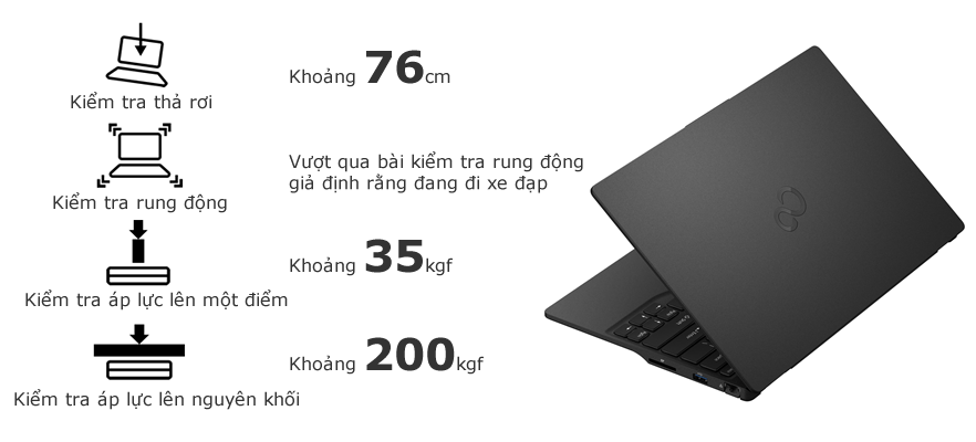 Fujitsu ra mắt dòng notebook siêu nhẹ UH-X Series chạy Intel EVO mới nhất