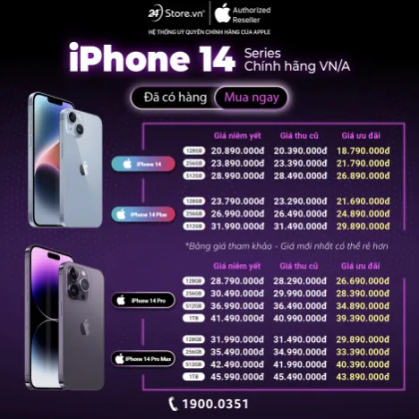 Sức mua iPhone 14 Series vượt mong đợi, nhiều phiên bản “cháy hàng”