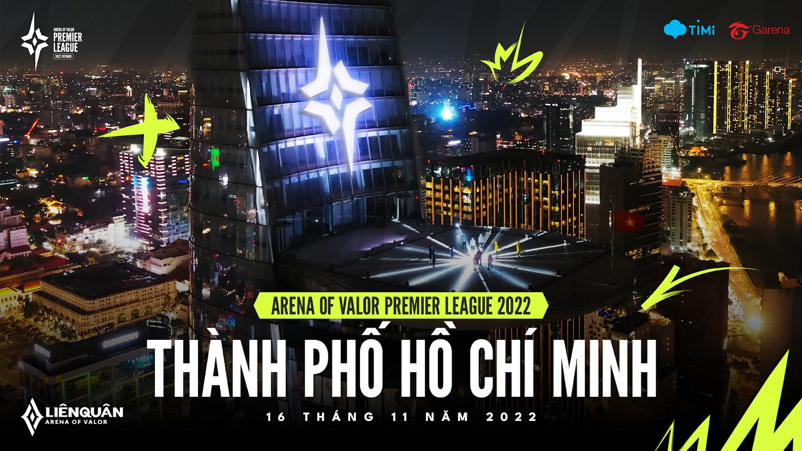 Arena of Valor Premier League (APL) 2022 sẽ tổ chức offline tại Thành Phố Hồ Chí Minh, khởi tranh ngày 16/11