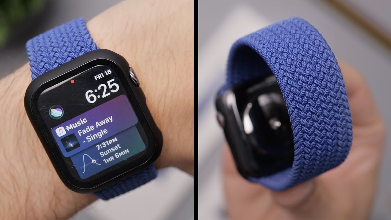 Hình nền iPhone chất lượng cao chủ đề dây đeo Braided Solo Loop của Apple Watch