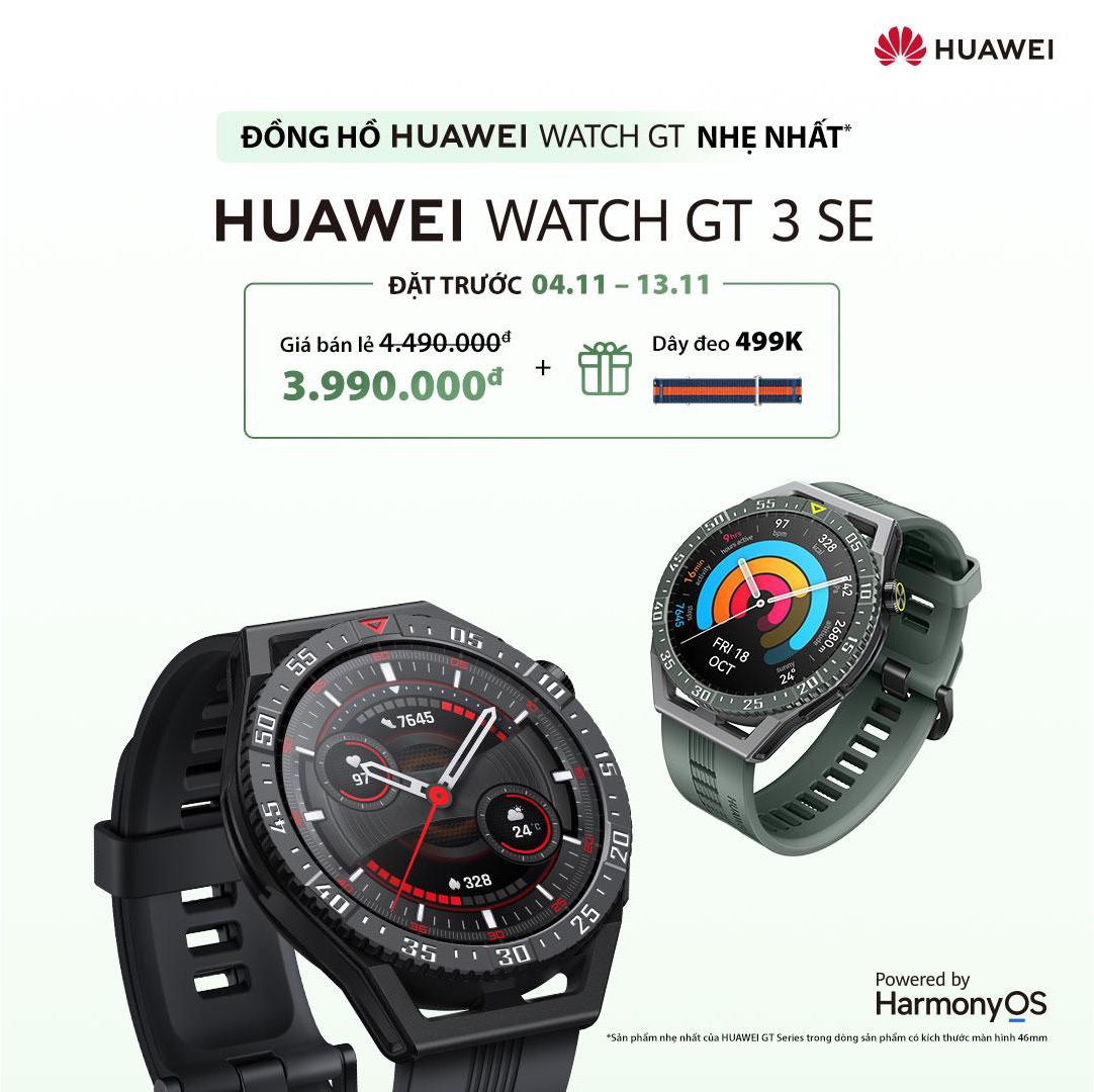 Đánh giá Huawei Watch GT 3 SE - Nhẹ, bền, đẹp, tích hợp nhiều tính năng cao cấp