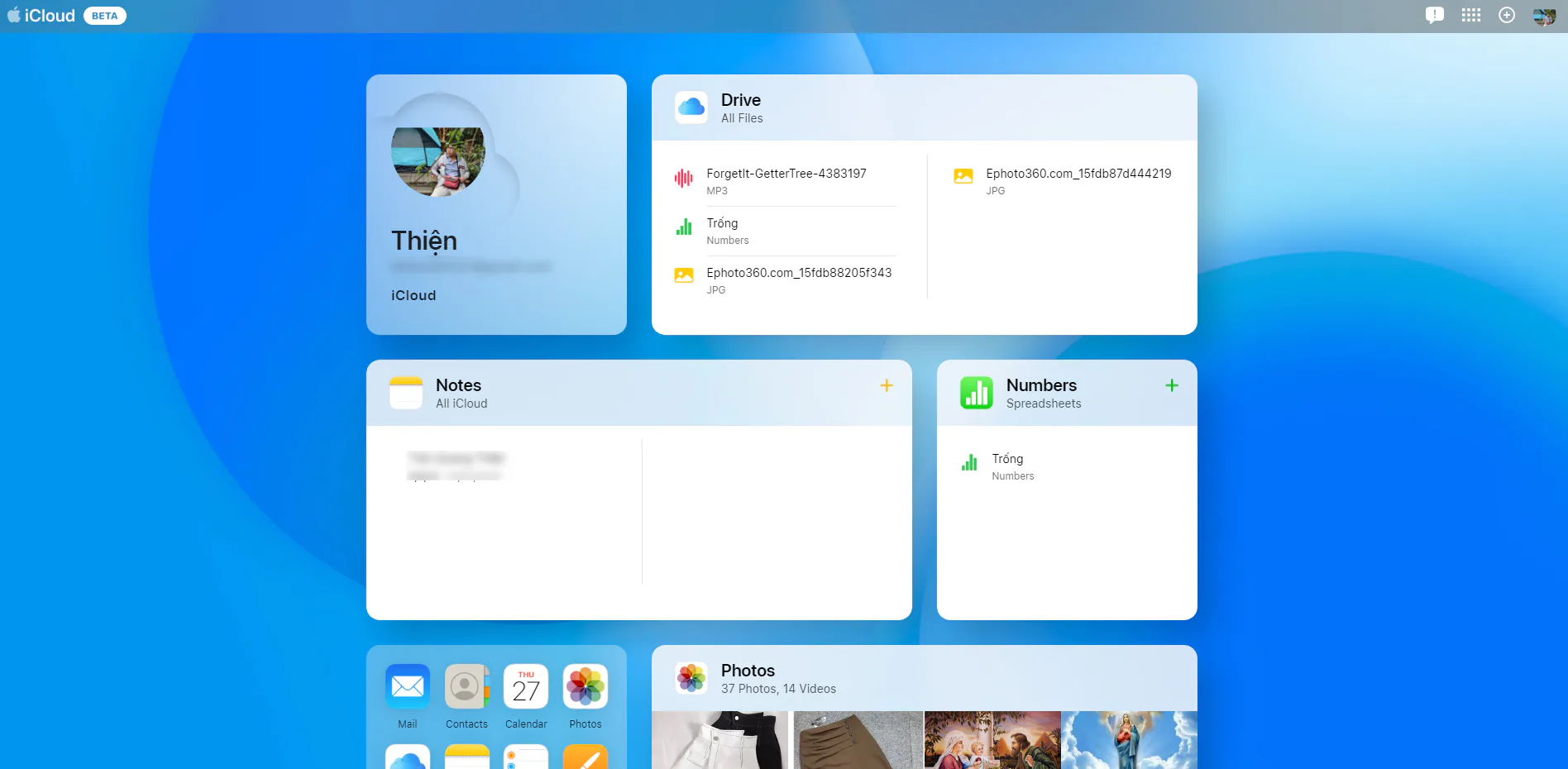 Apple giới thiệu thiết kế mới cho website iCloud và hiện vẫn đang thử nghiệm