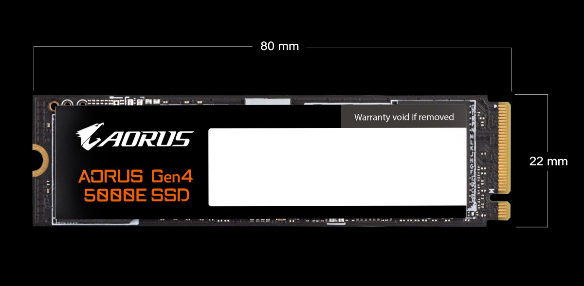 SSD AORUS Gen4 5000E – hiệu suất cao, không hao điện - tốc độ 5000 MB/s