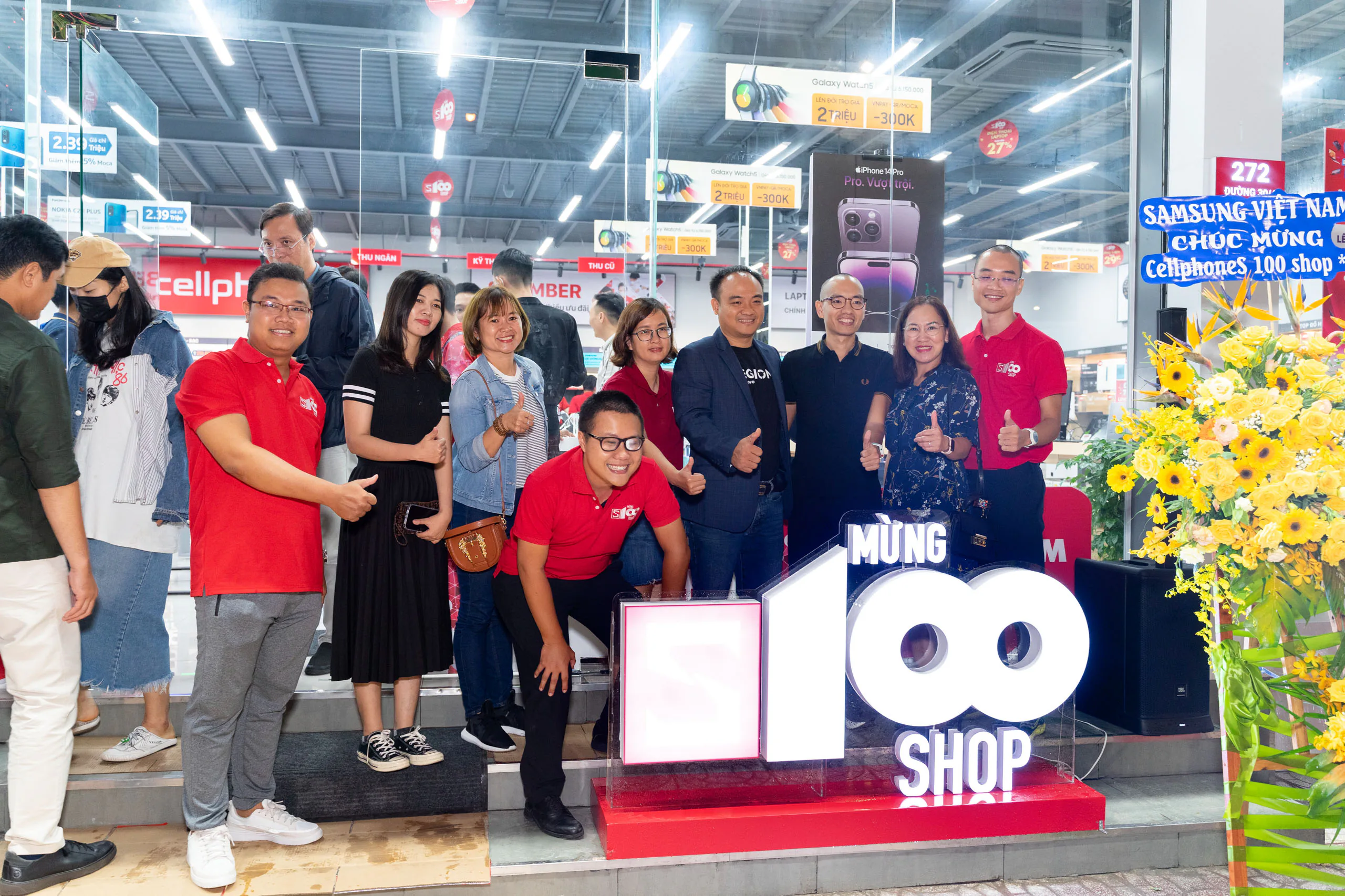 CellphoneS khai trương cửa hàng mới tại thành phố Cần Thơ, đạt cột mốc 100 cửa hàng toàn quốc