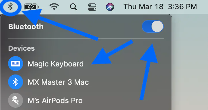 Các mẹo sửa lỗi kết nối Bluetooth trên máy Mac