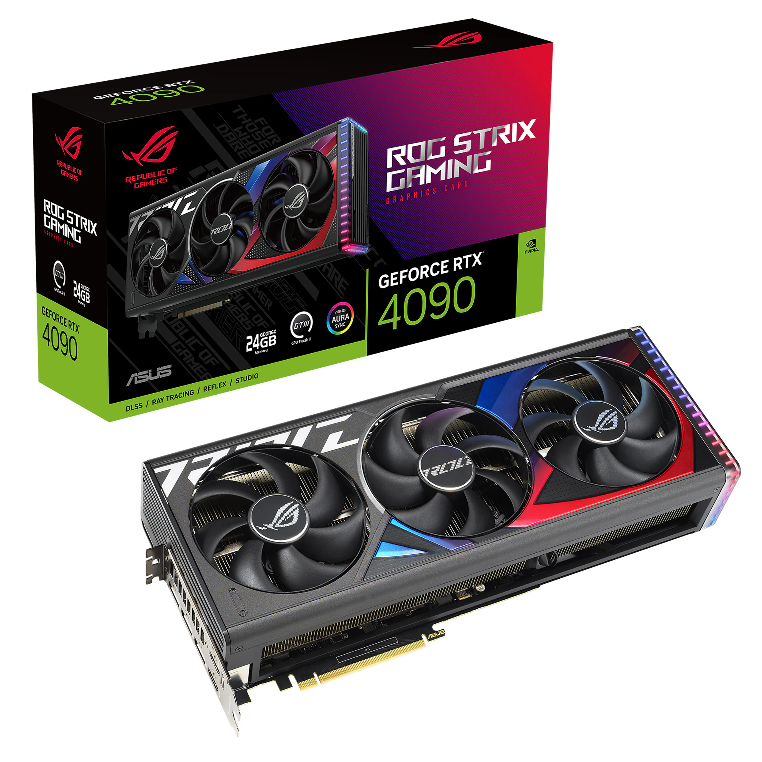ASUS trình làng hai mẫu card đồ hoạ RTX 4000 series mới với ROG Strix GeForce RTX 4090 và TUF Gaming Geforce RTX 4090