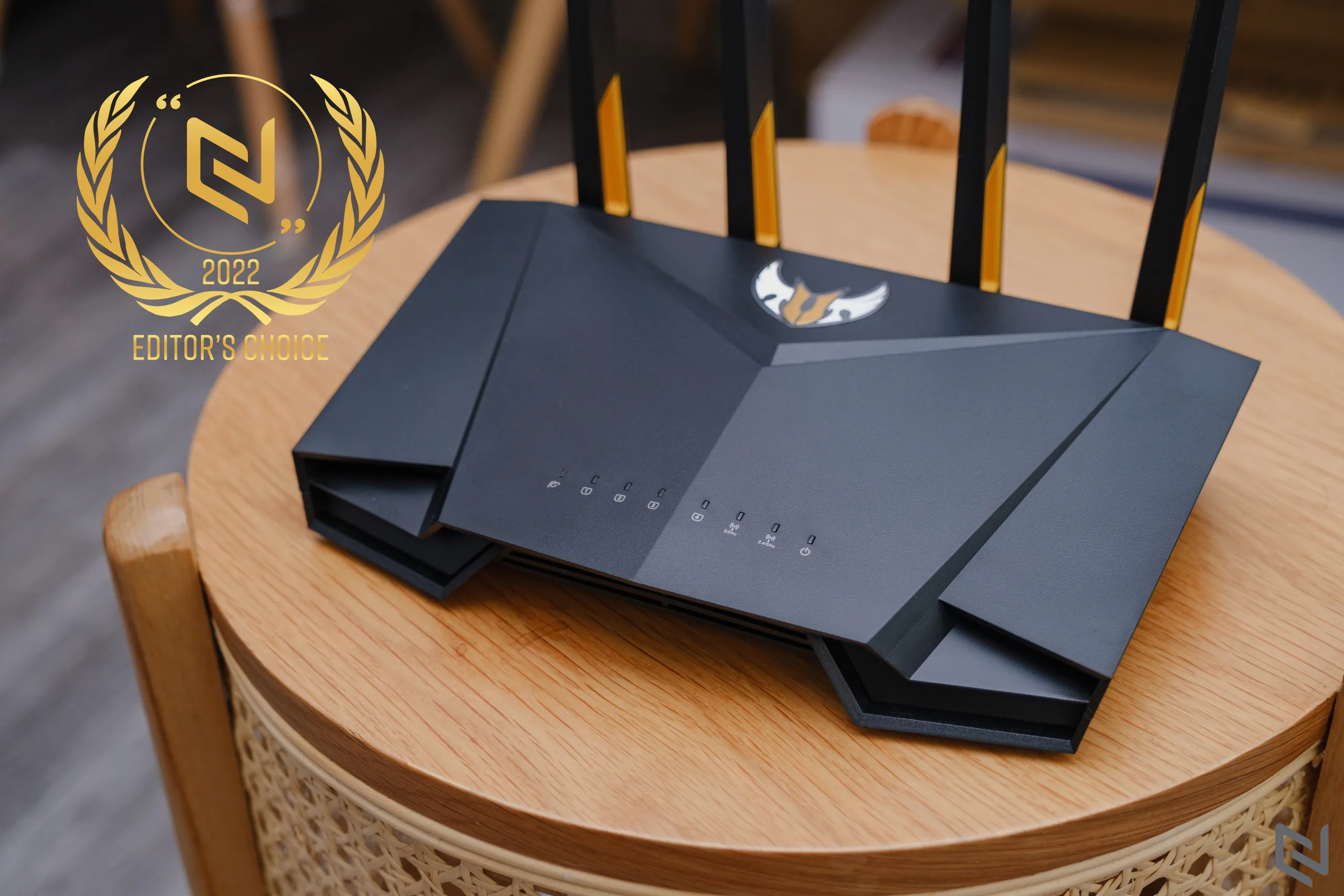 Trên tay router ASUS TUF Gaming AX3000: Kiểu dáng hầm hố, Wi-Fi 6 với băng tần kép và cổng chơi game chuyên dụng