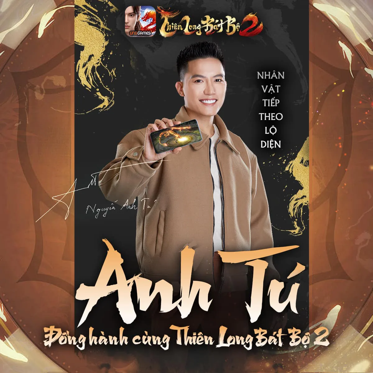 Thiên Long Bát Bộ 2 VNG tung tạo hình cực chất của ca sĩ Anh Tú trong môn phái Thiếu Lâm