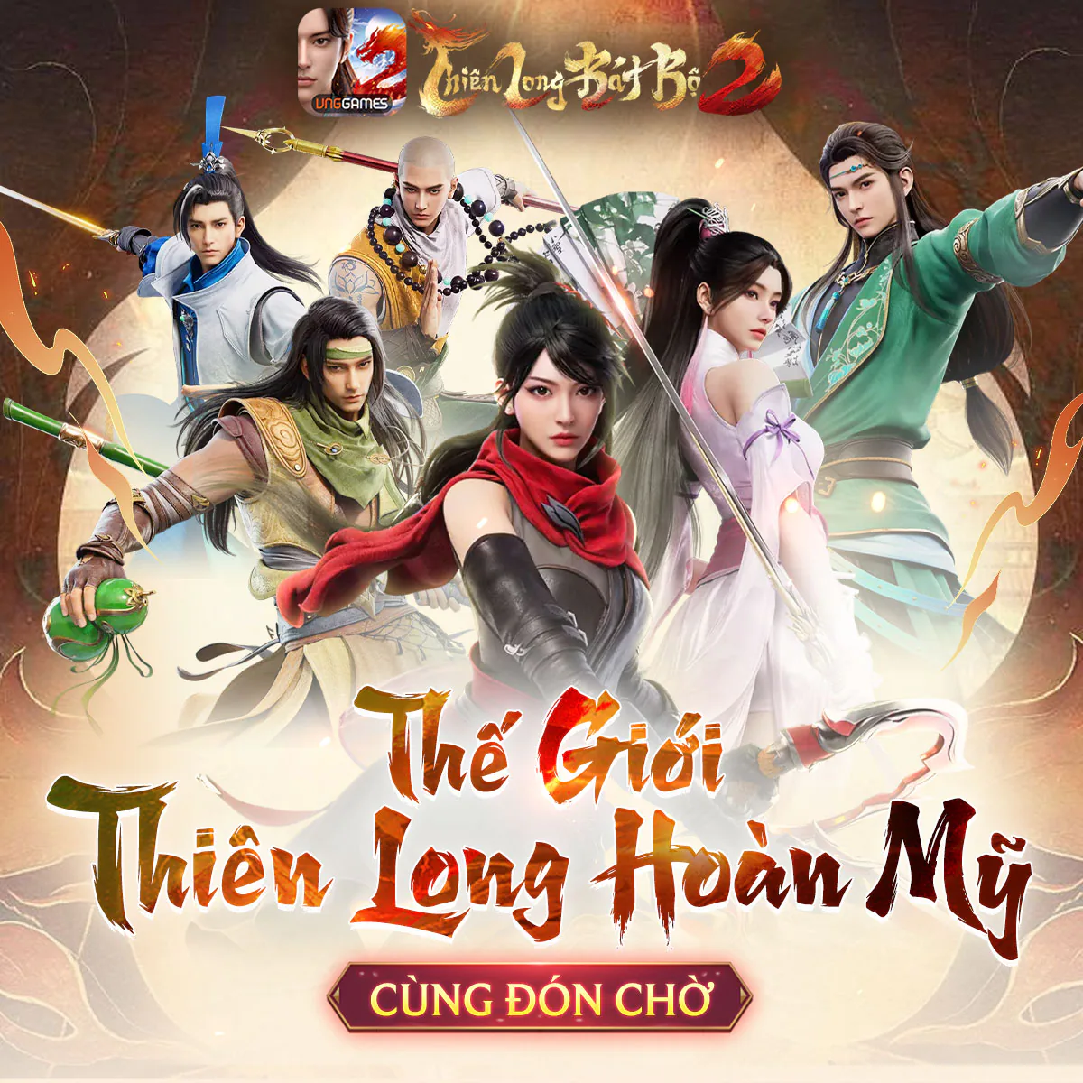 Thiên Long Bát Bộ 2 VNG tung tạo hình cực chất của ca sĩ Anh Tú trong môn phái Thiếu Lâm
