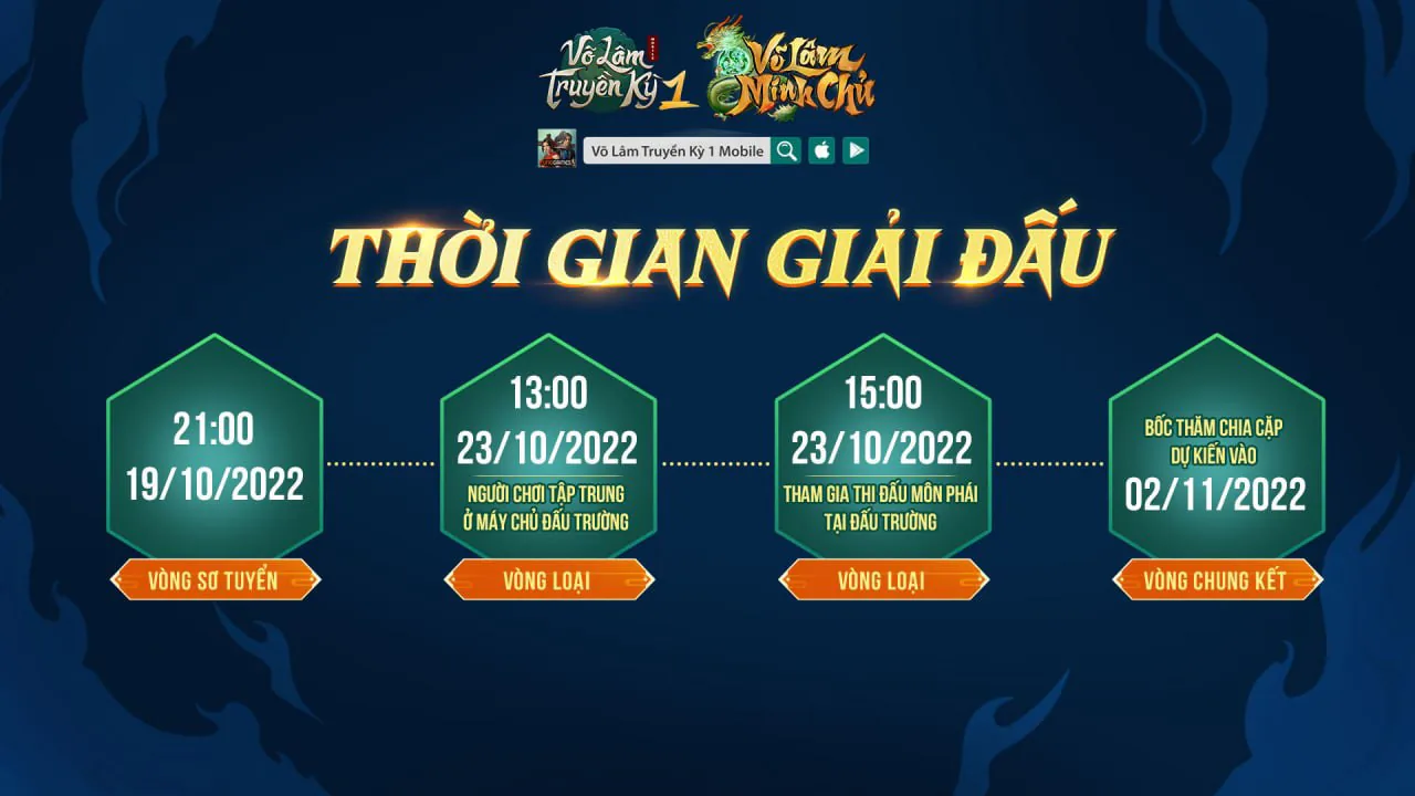 VLTK1M ngày 19/10: Khai hỏa những lượt trận đầu tiên của Võ Lâm Minh Chủ mùa 2