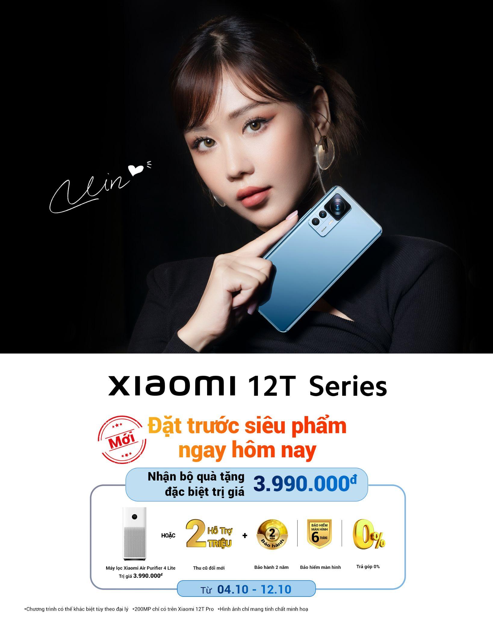 Xiaomi 12T series ra mắt thị trường Việt Nam - Smartphone có camera lên đến 200MP