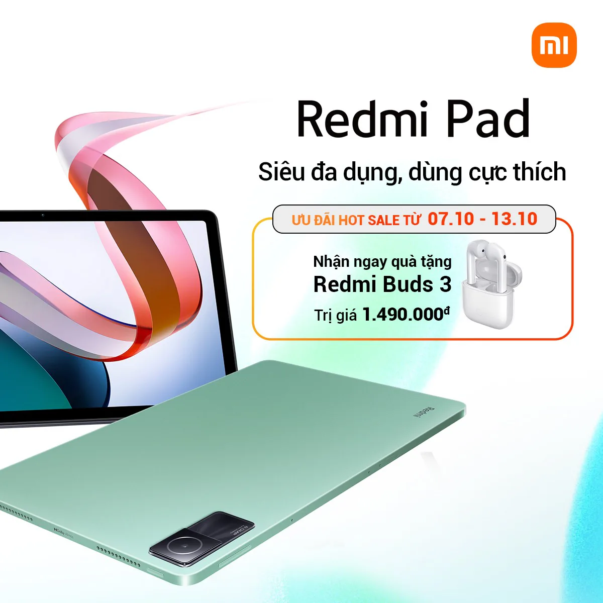 Xiaomi ra mắt Smart Band 7 Pro, Smart Air Pirifier 4 Compact, Redmi Buds 4 series, Redmi Pad