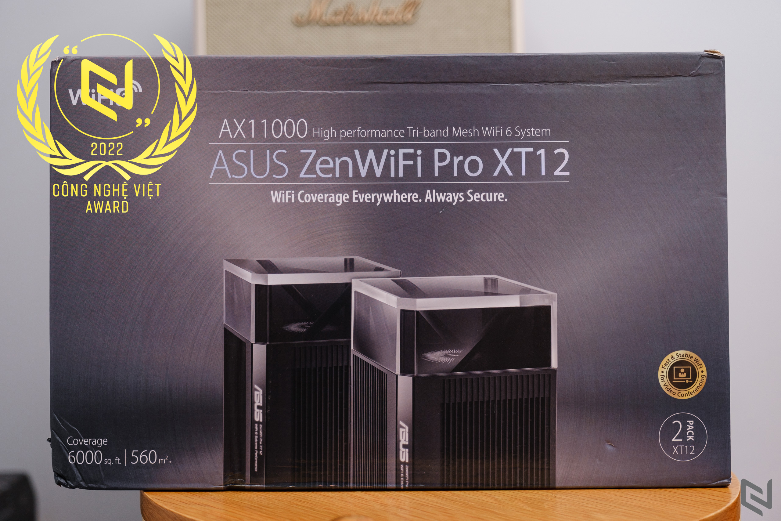 Trên tay router ASUS ZenWiFi Pro XT12: Mesh WiFi 6 với 3 băng tần và phạm vi phủ sóng xa, trang bị loạt tính năng cao cấp và hiệu năng mạnh mẽ