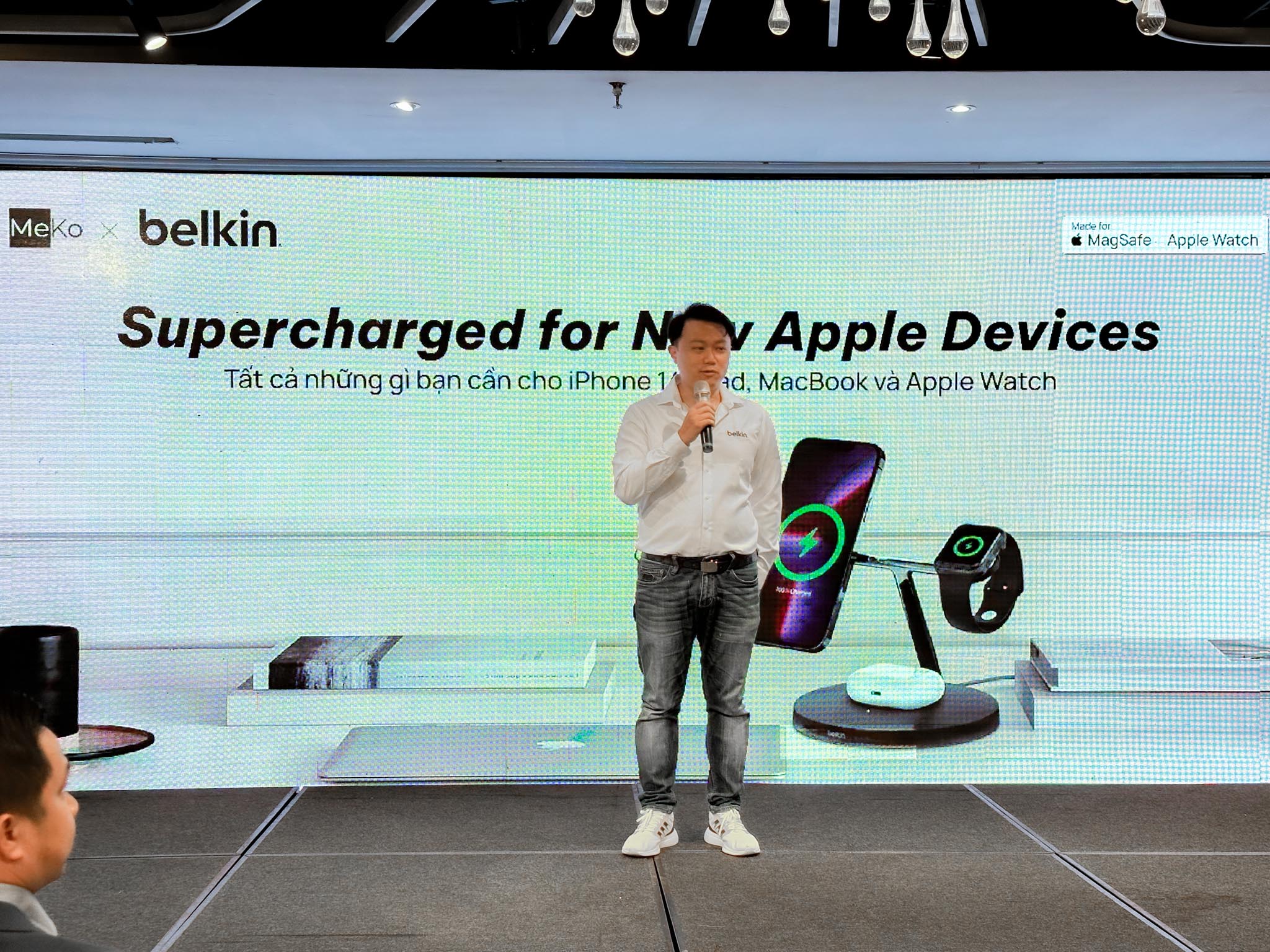 Belkin kết hợp cùng nhà phân phối MeKo chính thức ra mắt sạc không dây MagSafe 3-in-1 cùng loạt phụ kiện cho iPhone 14