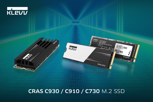 KLEVV giới thiệu 3 ổ cứng SSD M.2 NVMe mới