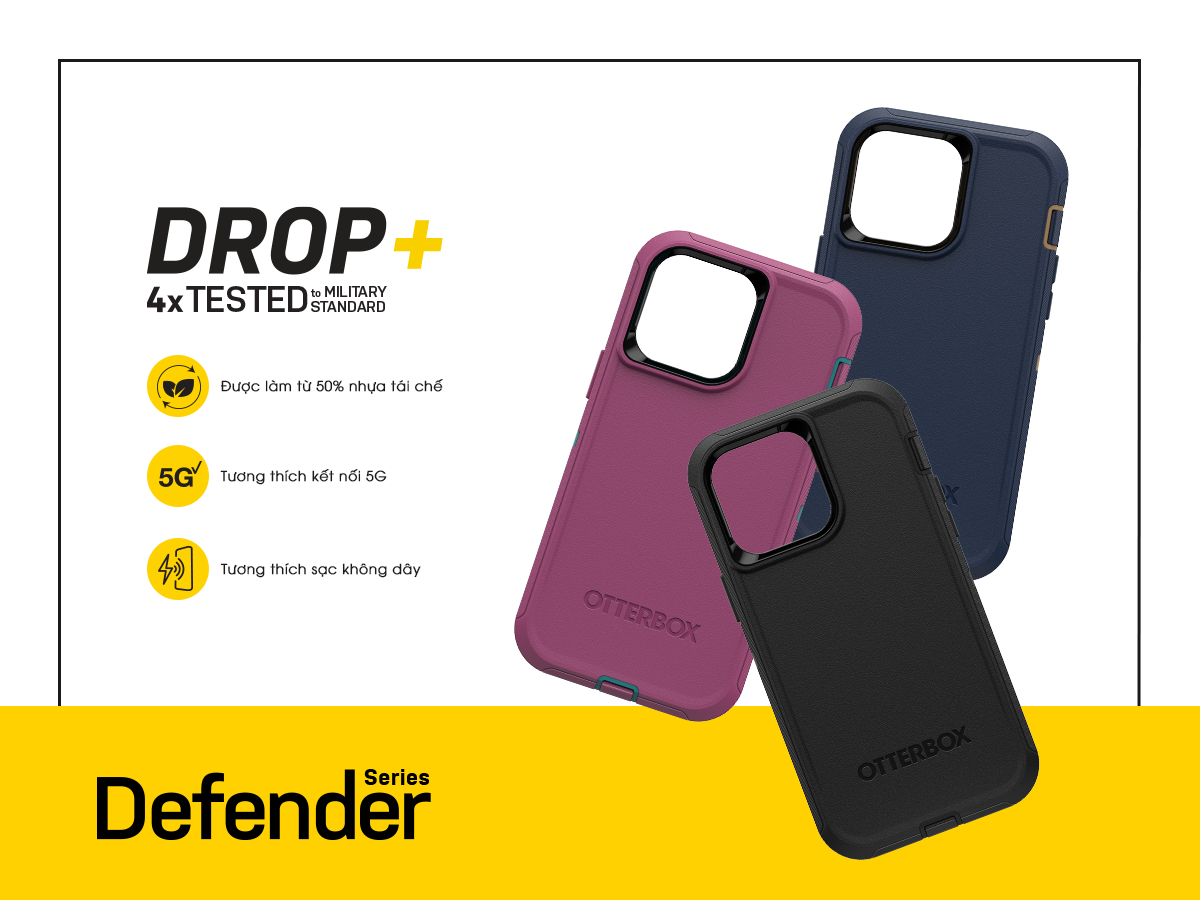 OtterBox chính thức ra mắt dòng ốp lưng cho iPhone 14 series tại Việt Nam, phụ kiện cao cấp với thiết kế đa dạng chinh phục mọi thử thách