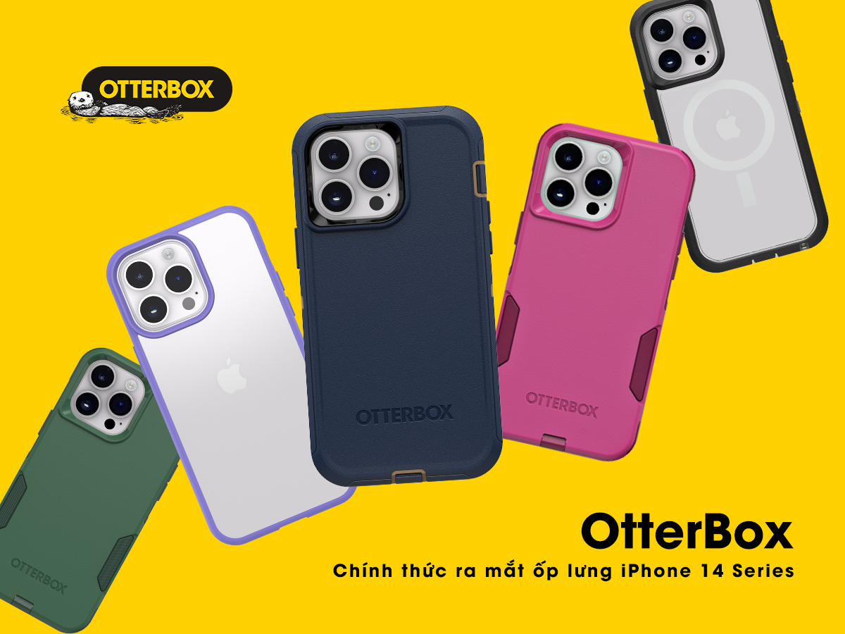 OtterBox chính thức ra mắt dòng ốp lưng cho iPhone 14 series tại Việt Nam, phụ kiện cao cấp với thiết kế đa dạng chinh phục mọi thử thách