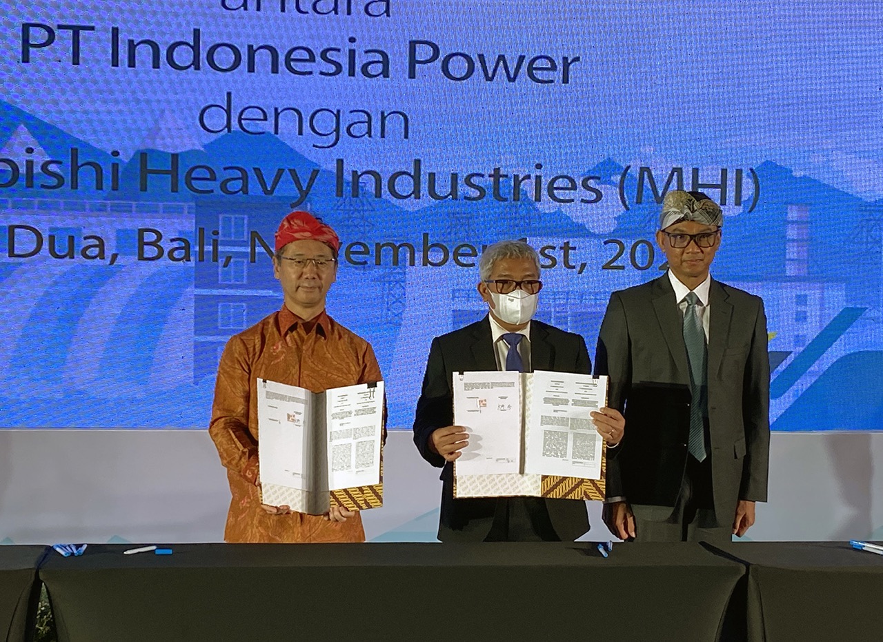 MHI và Indonesia Power cùng hợp tác nghiên cứu quá trình đồng đốt hydro, sinh khối và amoniac trong các nhà máy điện trên khắp Indonesia