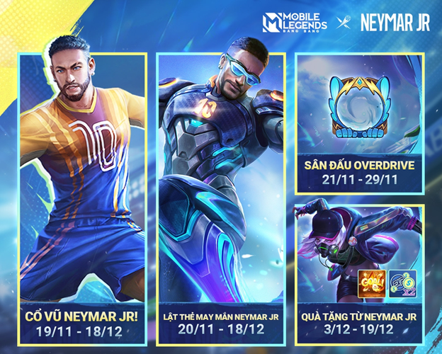MLBB x Neymar Jr: Bộ skin mới toanh chào World Cup Qatar 2022