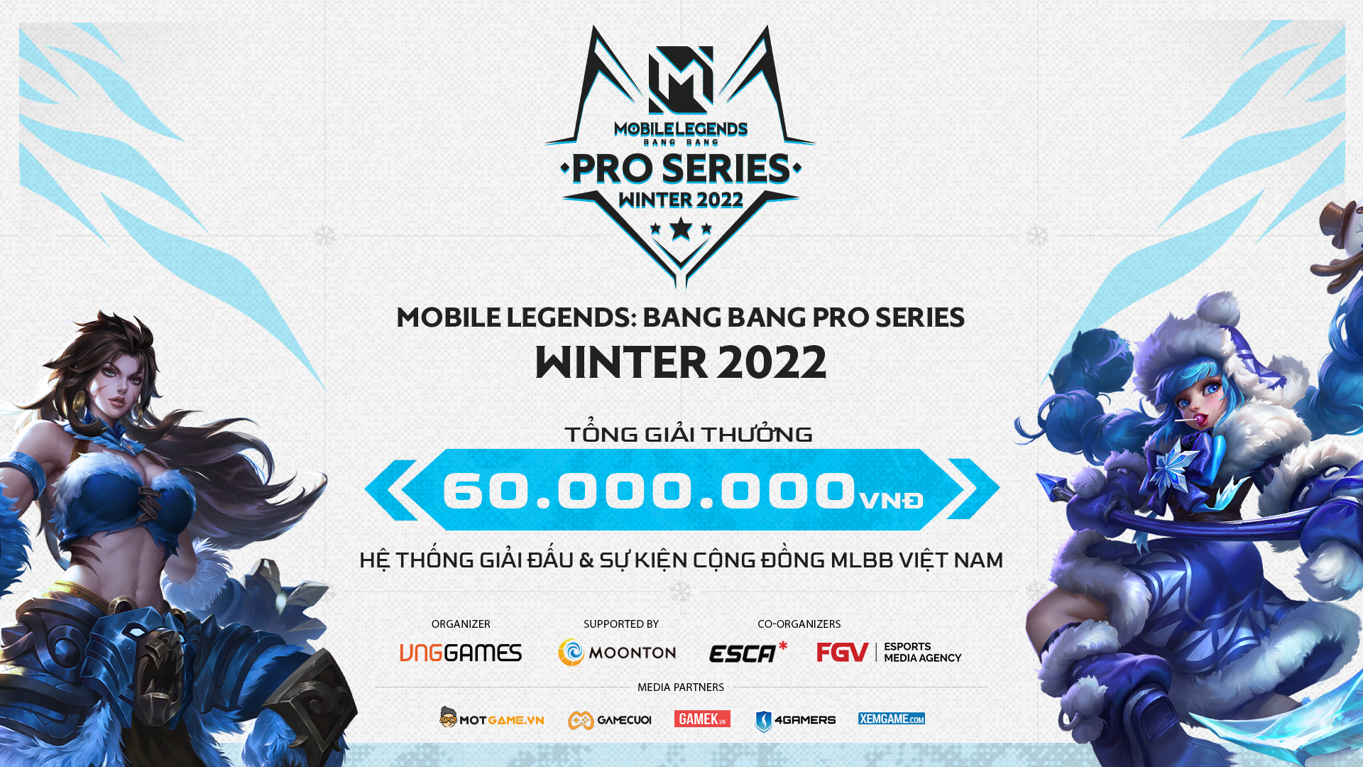 Mùa giải Mobile Legends: Bang Bang Pro Series trở lại với giá trị tiền thưởng lên đến 60,000,000 VND