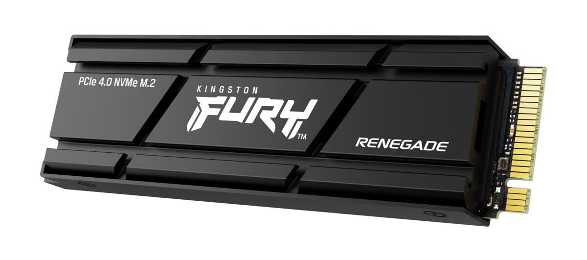 Kingston Fury công bố cập nhật tùy chọn làm mát cho dòng SSD Renegade