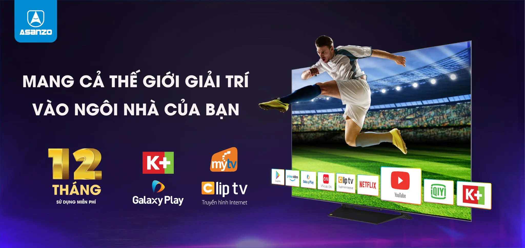 ASANZO ra mắt Google TV sở hữu công nghệ đèn nền Mini LED ấn tượng