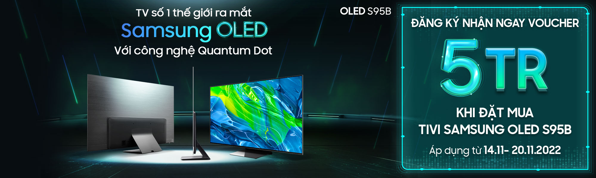 Đặt trước TV Samsung OLED đầu tiên tại Việt Nam, nhận ưu đãi lớn