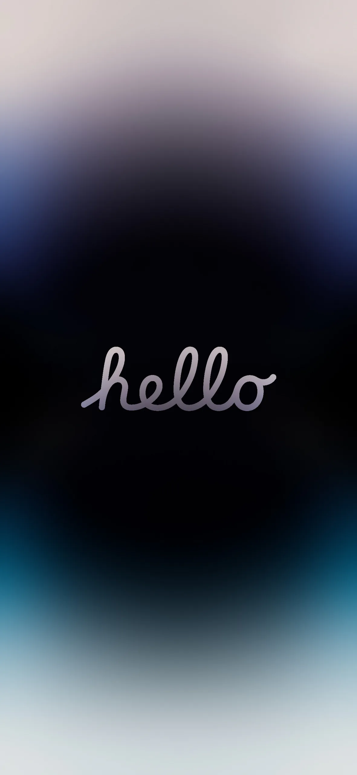 Hình nền iPhone chủ đề "hello" cho iPhone 14 mới