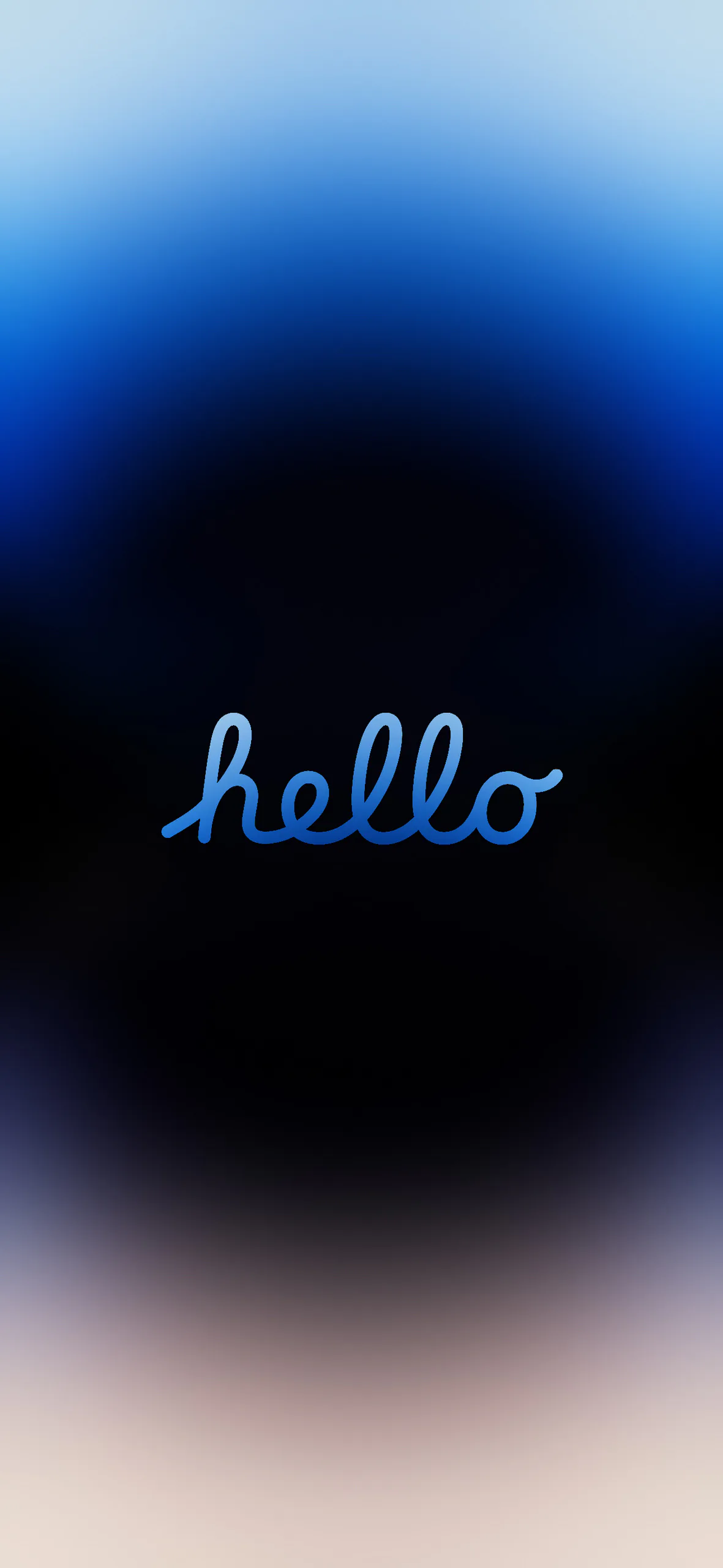 Hình nền iPhone chủ đề "hello" cho iPhone 14 mới