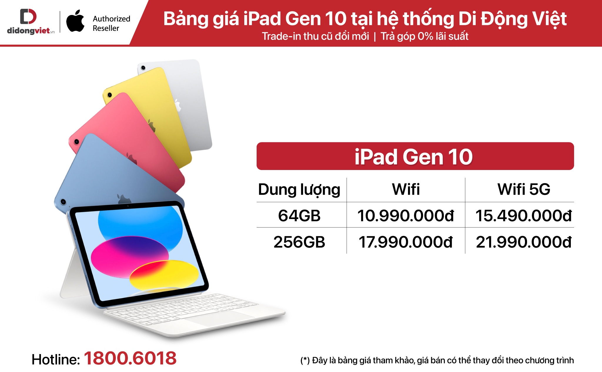 iPad Gen 10 chính thức lên kệ tại Việt Nam: “lột xác” ngoạn mục về thiết kế, sốc với giá bán chỉ từ 10.99 triệu đồng