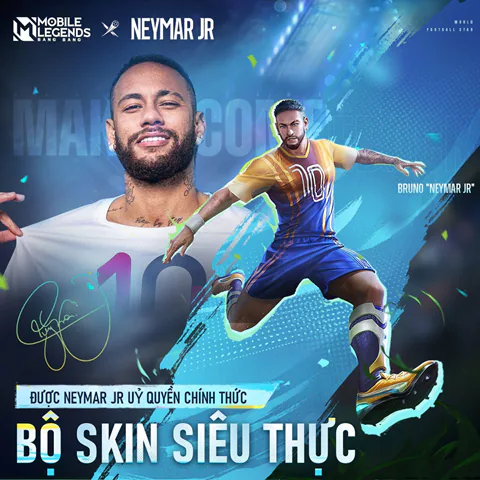 MLBB x Neymar Jr: Bộ skin mới toanh chào World Cup Qatar 2022