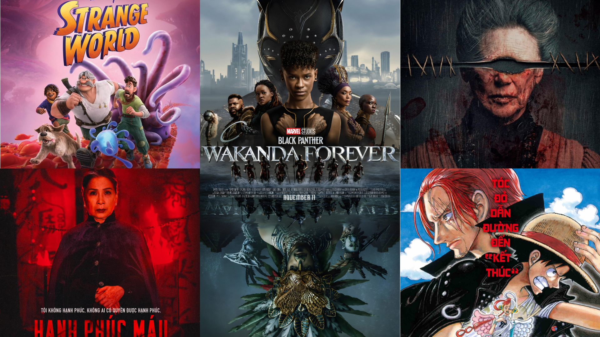 Phim chiếu rạp tháng 11/2022: Chờ đợi Black Panther 2 và One Piece Film RED