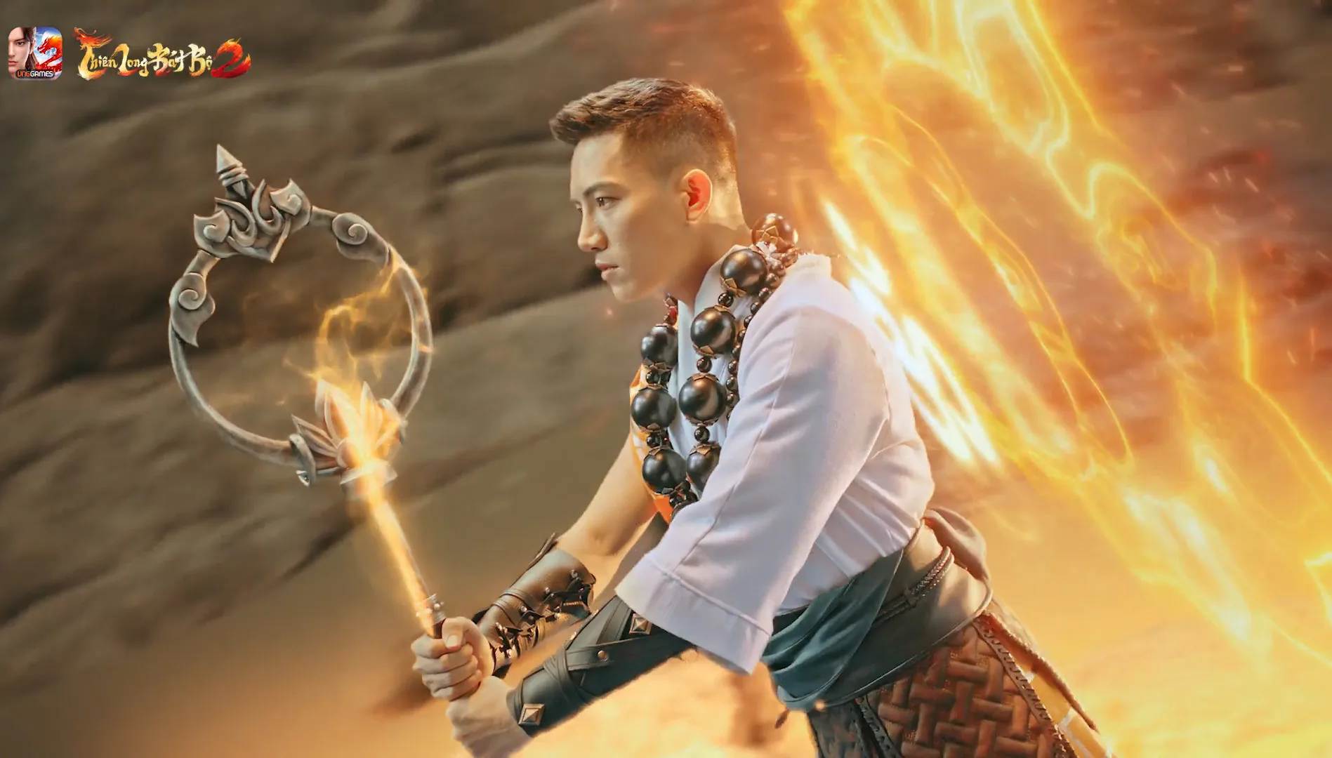 Karik, Anh Tú và Hoàng Thùy Linh “kề vai sát cánh” trong TVC Thiên Long Bát Bộ 2 VNG