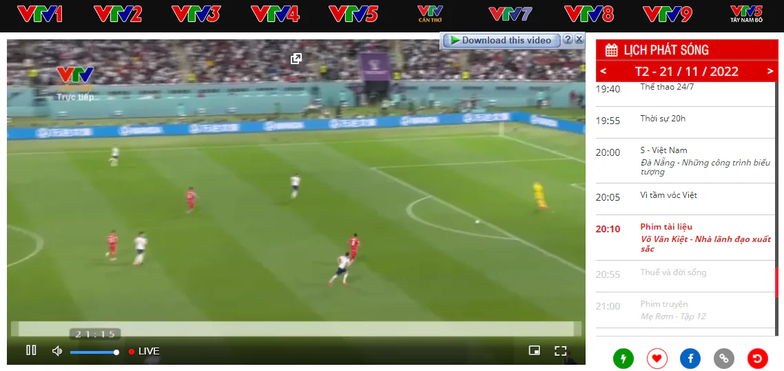 Cách xem trực tiếp FIFA World Cup 2022 bằng trình duyệt hoặc app di động