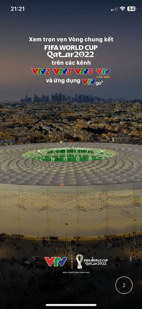 Cách xem trực tiếp FIFA World Cup 2022 bằng trình duyệt hoặc app di động