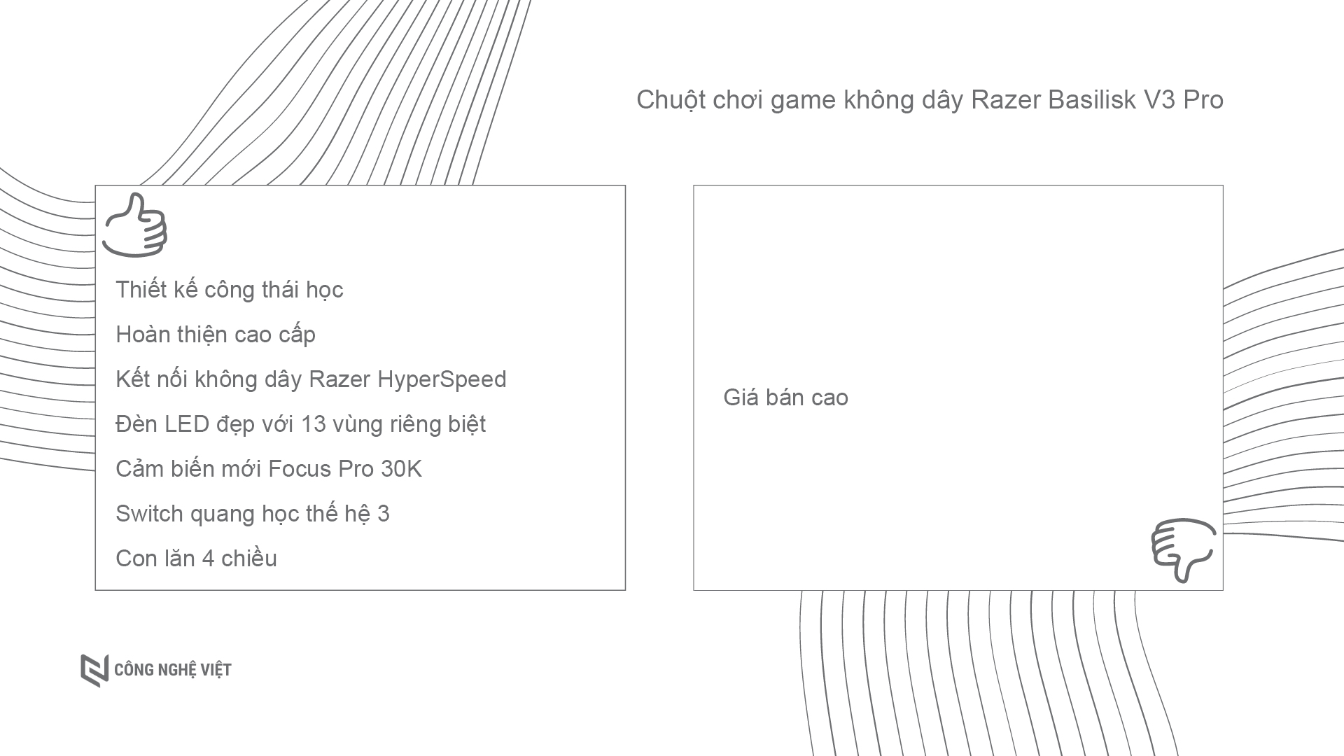 Đánh giá chuột chơi game không dây Razer Basilisk V3 Pro - Hoàn thiện hơn với kết nối không dây và cảm biến Focus Pro 30K mới